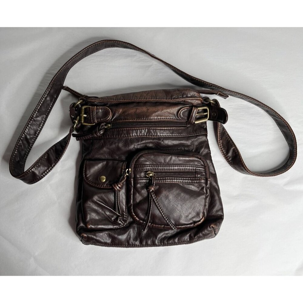 Scarleton Women's Ultra Soft Multi Pocket Crossbody Handbag Medium